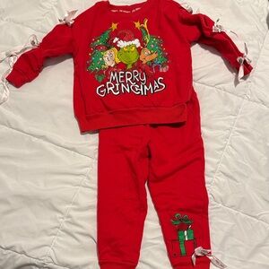 Dr. Seuss Red Grinchmas Kids Pajama Set